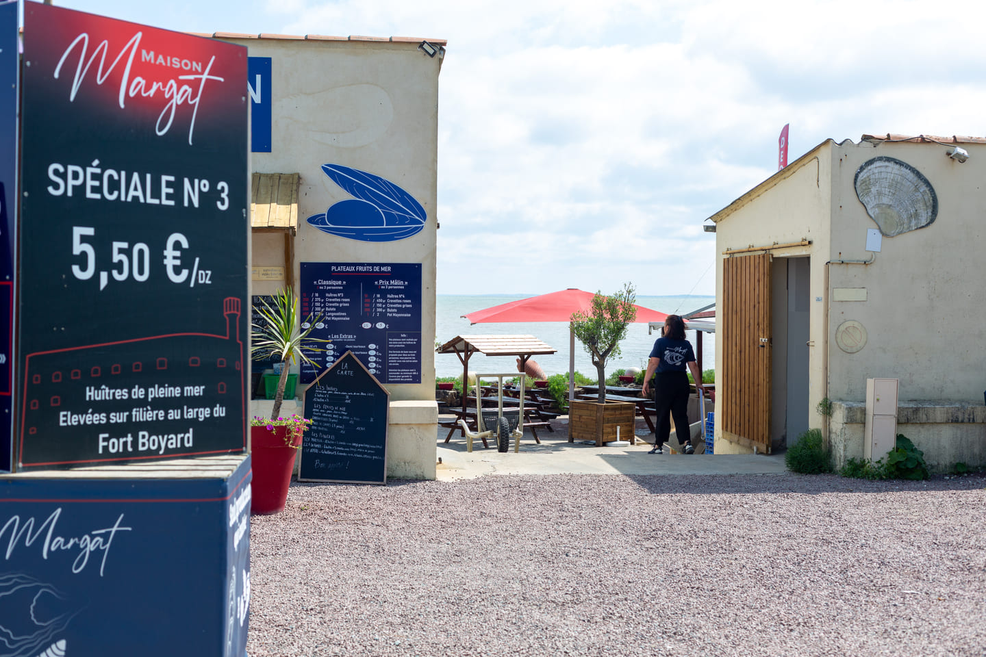 Cabane de dégustation de Fruits de Mer à Fouras - Maison Margat